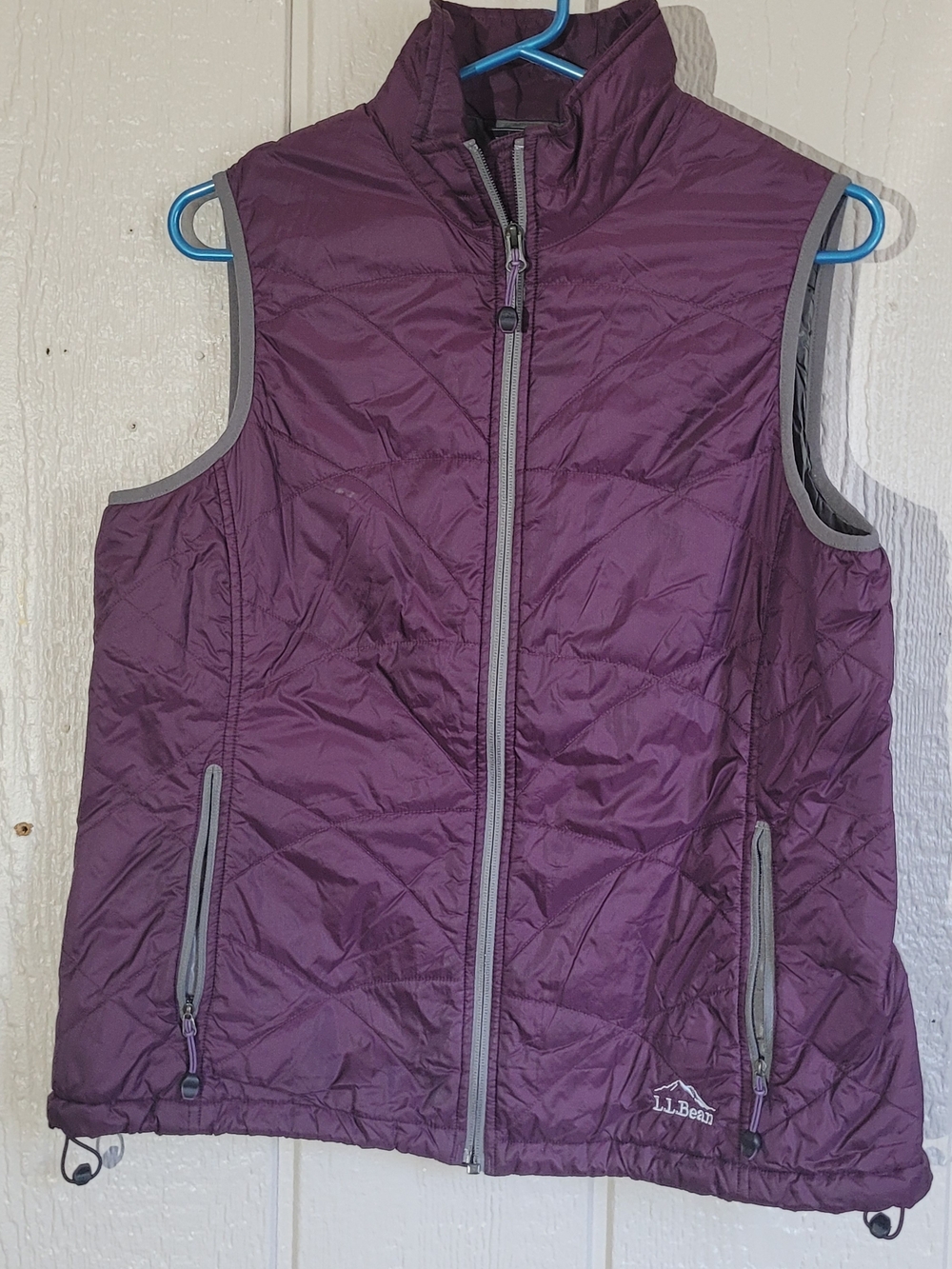 L.L. Bean Quilted Purple Packable Vest